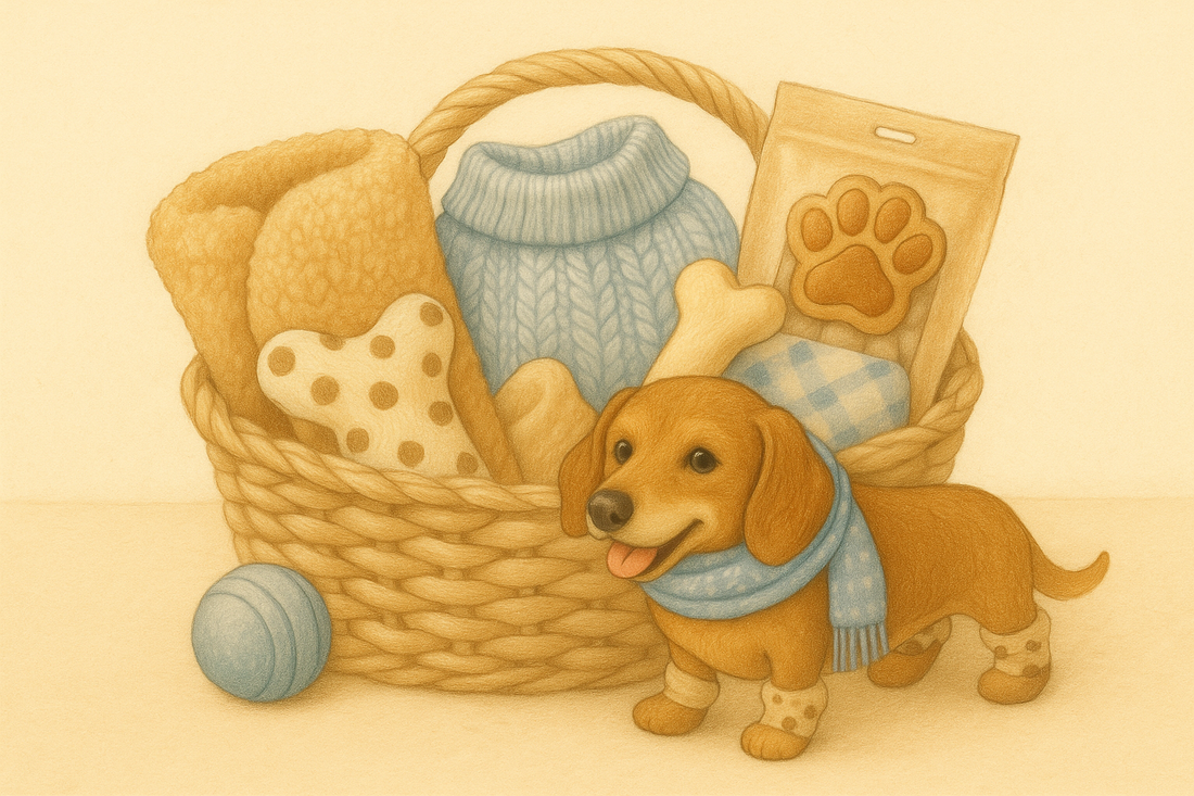 How to: Create A Cosy Winter Dog Burr Basket