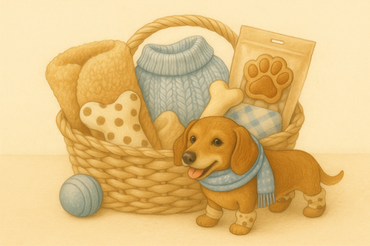 How to: Create A Cosy Winter Dog Burr Basket