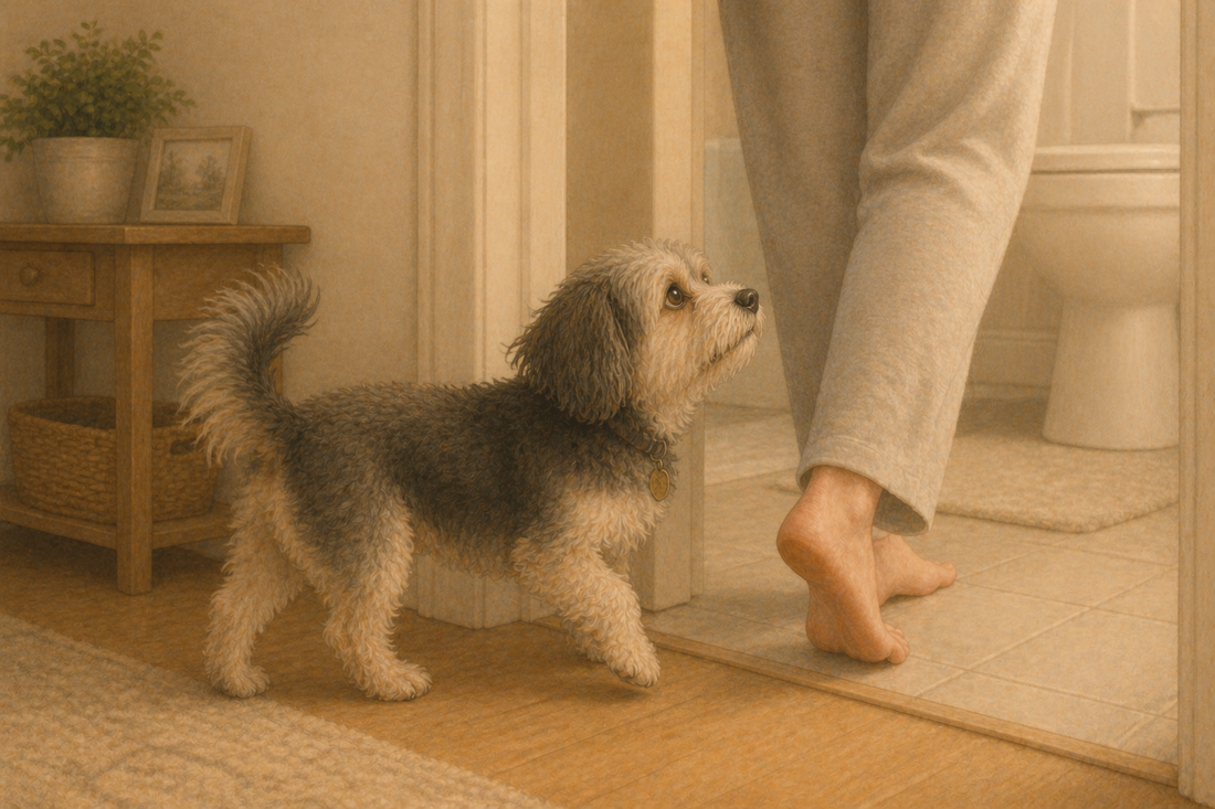 Why Do Dogs Follow You to the Bathroom?
